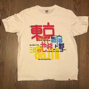 UNIQLO Japanese cities tee